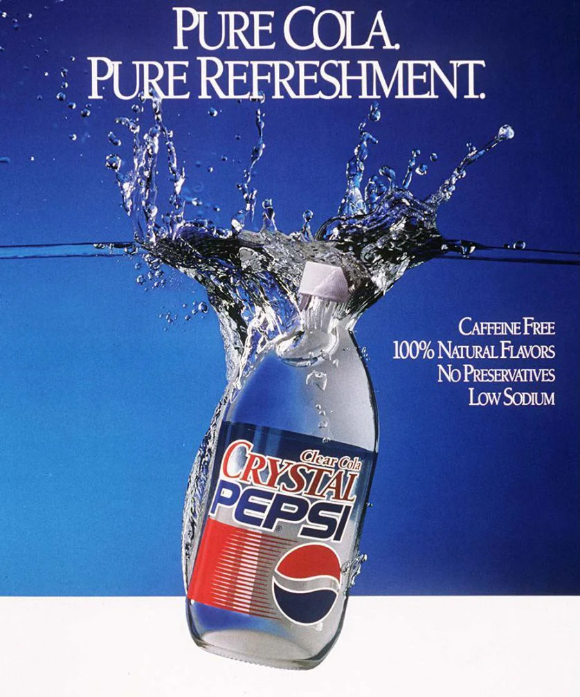 Taste The 90s: Crystal Pepsi